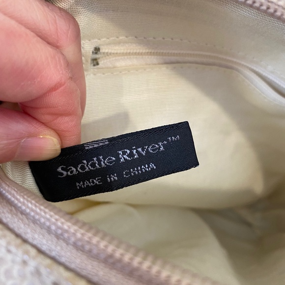 Vintage Saddle River 80's Tan Crossbody Bag - Picture 6 of 7